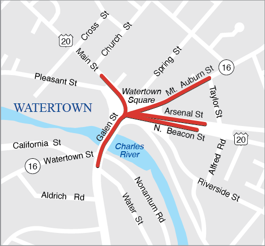 WATERTOWN: INTERSECTION IMPROVEMENTS AT ROUTE 16 AND GALEN STREET WATERTOWN: INTERSECTION IMPROVEMENTS AT ROUTE 16 AND GALEN STREET